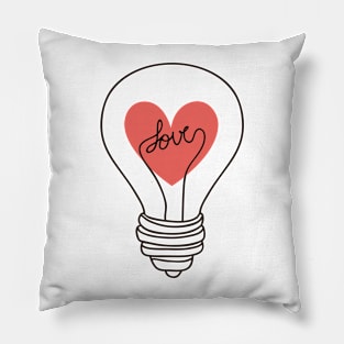 Love lamp Pillow