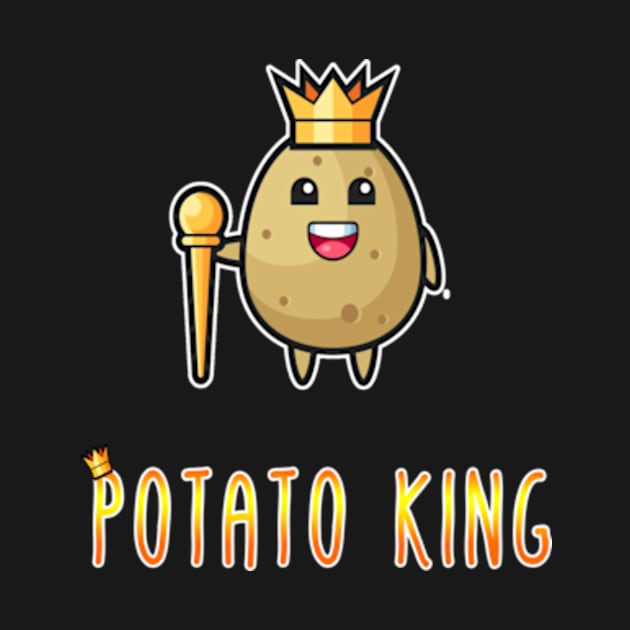 Funny Potato King Gift for Husband, Boyfriend, Son, Bestfriend by Goods-by-Jojo