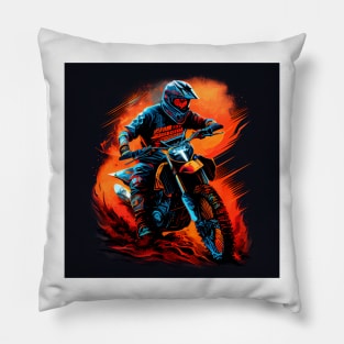 Motorcross Pillow