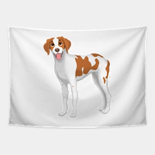 Brittany Dog Tapestry