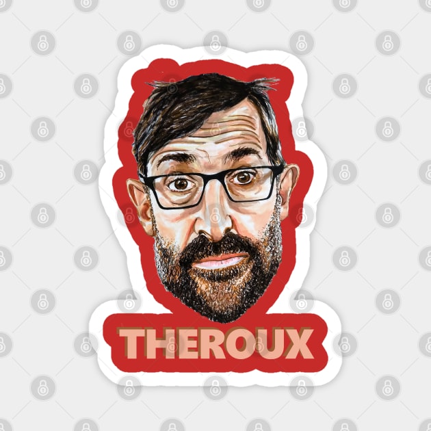 Illustration of Louis Theroux Magnet by smadge