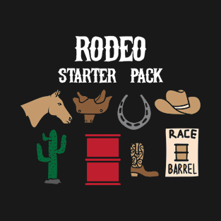 Cowboy Rodeo Starter Pack T-Shirt T-Shirt