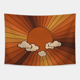 Retro Sunshine Tapestry