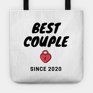 Best Couple Since 2020 - Couples Matching Valentine's Day - Anniversary Tote