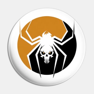 spider-skull design Pin