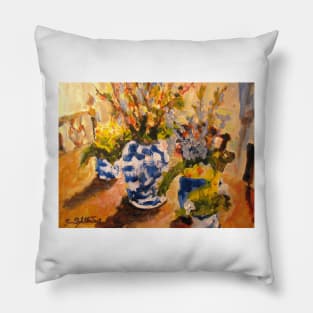 Flowers of Retreat Pillow