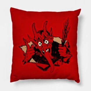 Vintage Krampus Pillow