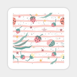 Floral Pattern Magnet