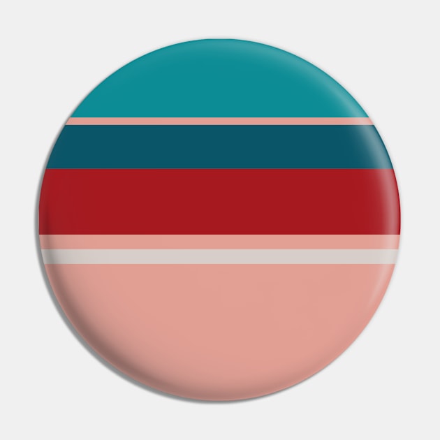 A gentle medley of Blood (Animal), Blush, Pastel Gray, Dark Cyan and Philippine Indigo stripes. Pin by Sociable Stripes