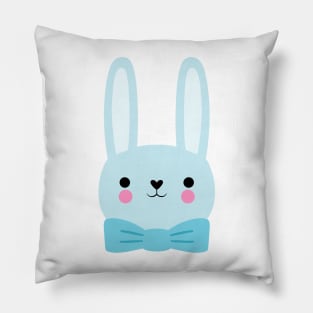 Blue Bunny Pillow