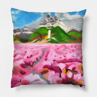 Walk through Blossoms Pillow