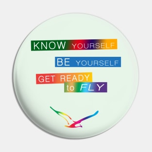 Get ready to FLY Pin