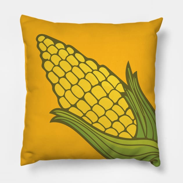 Corn on the Cob Pillow by deancoledesign