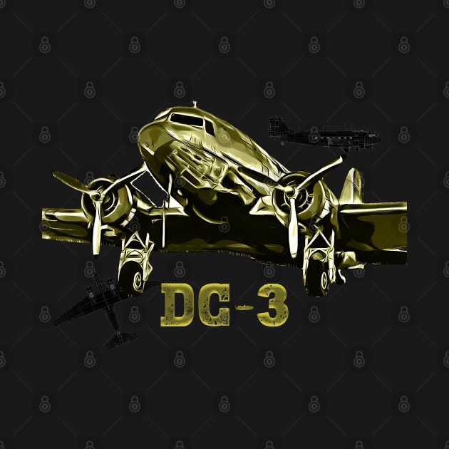 Douglas DC3 by aeroloversclothing