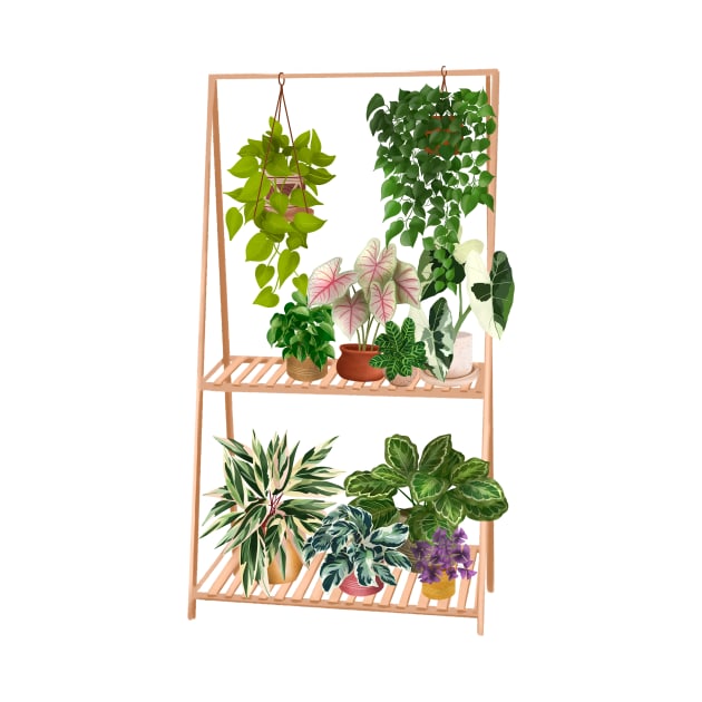 Plant shelf 4 by Gush Art Studio 1