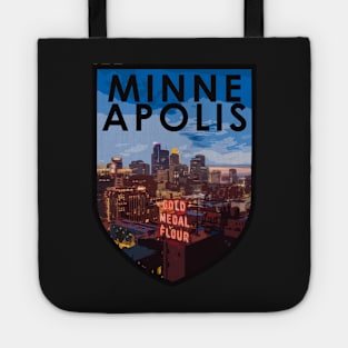 Minneapolis Skyline Night Tote