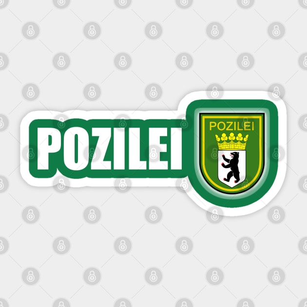 polizei, pozilei berlin - Polizei Pozilei Berlin - Sticker