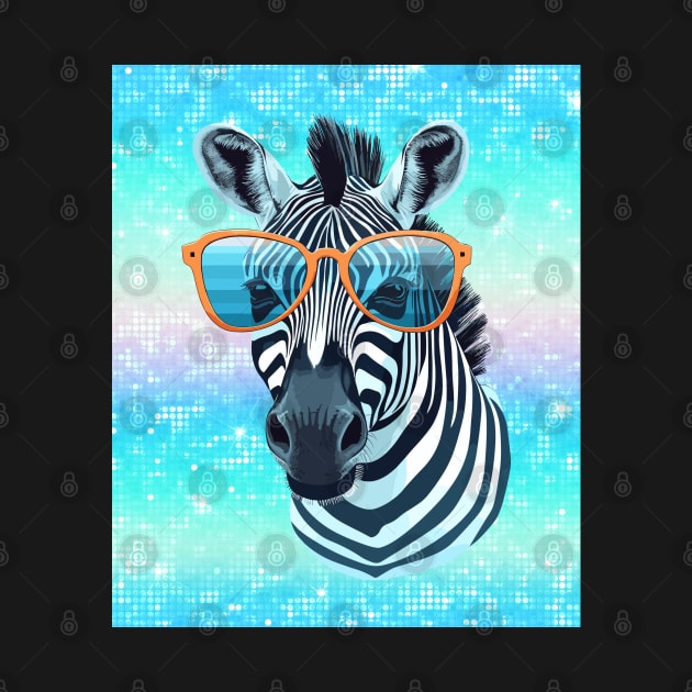 Cool zebra by JunniePL