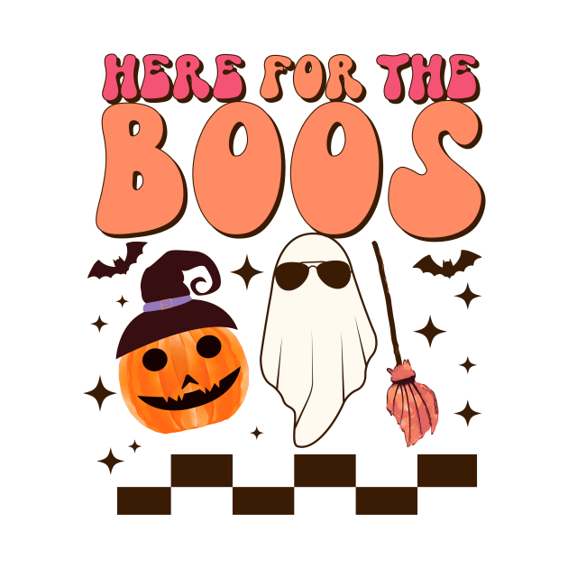 Here For The Boos by LMW Art