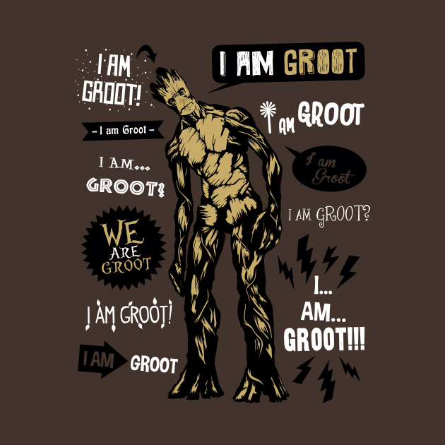 Groot Famous Quotes by Olipop