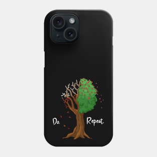 A year in a tree - seasons: summer, winter, spring, fall Phone Case