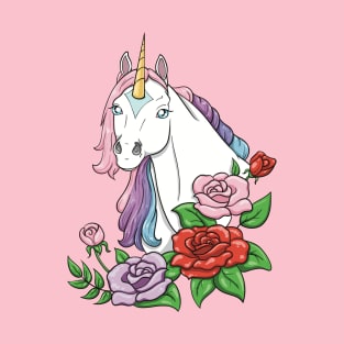 Rose Unicorn T-Shirt