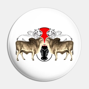 Zebu breed of cattle Pin