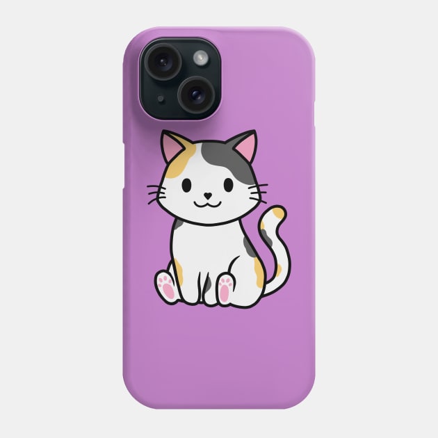 Calico kitty Phone Case by Meowmaddie