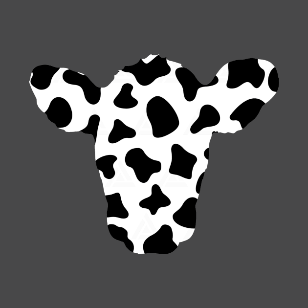 Cow Print Head by DonWillisJrArt