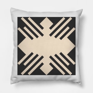 Abstract patterns on ceramic tile Pillow