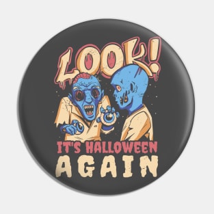 Hallowen Again Pin