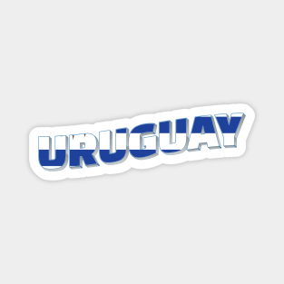 Uruguay vintage style retro souvenir Magnet