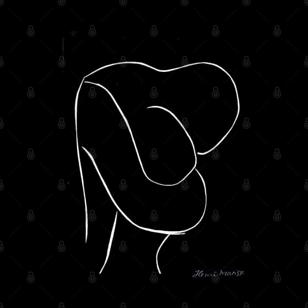 The Embrace A Silhouette of a Couple by Matisse by posterbobs