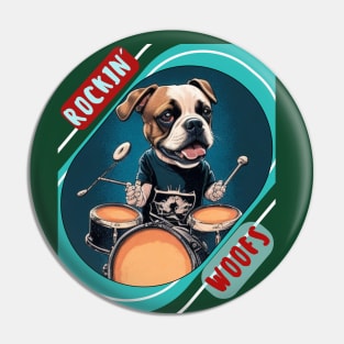 Rockin' Dog: "Rockin' Woofs" Pin