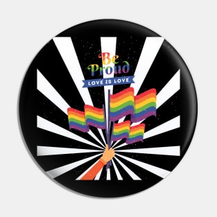 LGBT Couples Design - LGBT Be Proud Pin