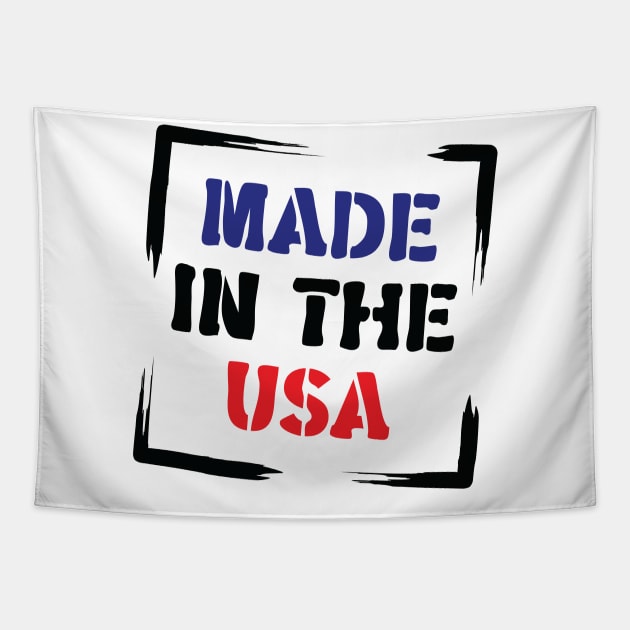 Made In The USA v2 Tapestry by Emma
