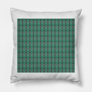 Arts and Crafts Geometric Bee Pattern #2 Pillow