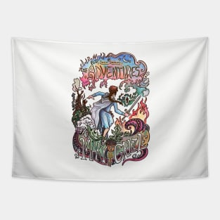 The Adventures of Mary Grizzle Illustration Tapestry