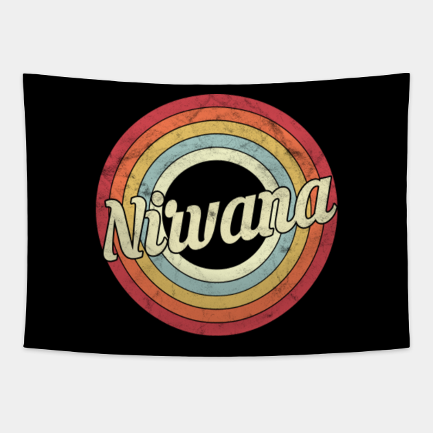 Discover Nirvana - Retro Style - Nirvana - Tapestry