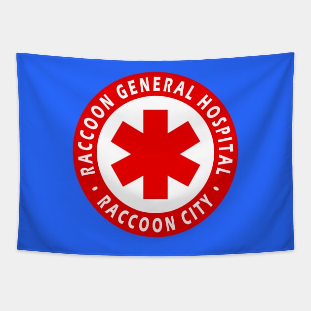 Raccoon General Hospital Tapestry by Lyvershop