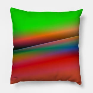 GREEN ORANGE BROWN BLUE TEXTURE ART Pillow