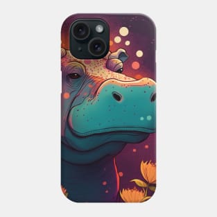 hippopotamus Phone Case