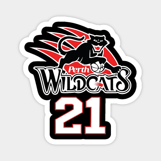 '95 Cats #21 Magnet by LetsGoOakland