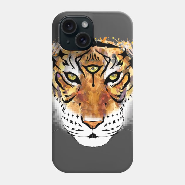 Third Eye of the Tiger Phone Case by ConstellationPublishing