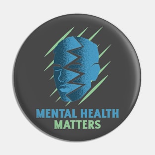 Awareness Mental Health Matters Pin