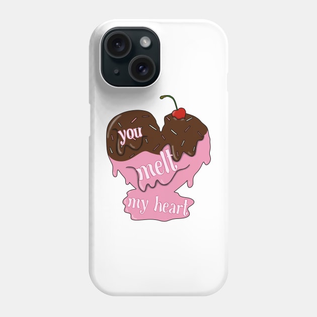 You melt my heart (ice cream) Phone Case by Becky-Marie