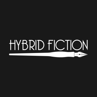 Hybrid Fiction Logo White T-Shirt