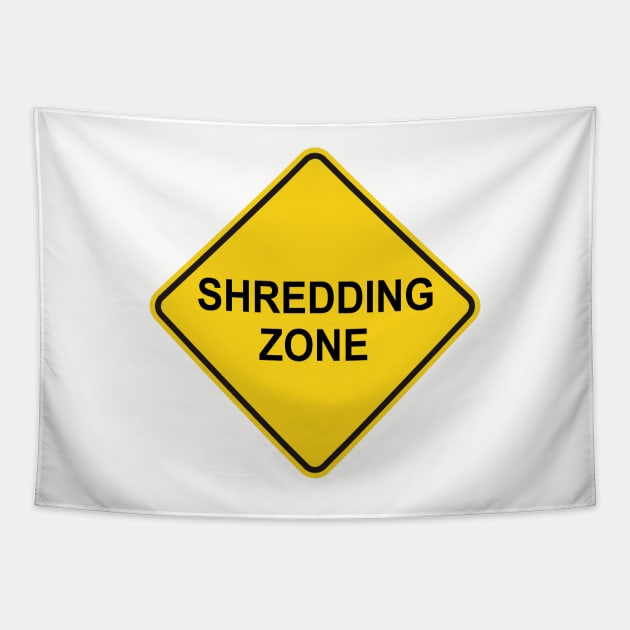 Shredding Zone Tapestry by esskay1000