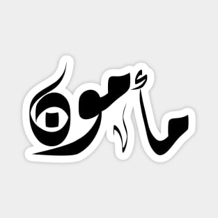 Mamon Arabic name مأمون Magnet
