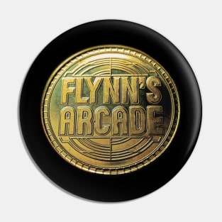 Flynn's Arcade Token Pin